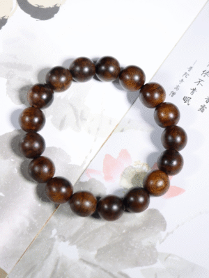 Agarwood Bead Bracelet