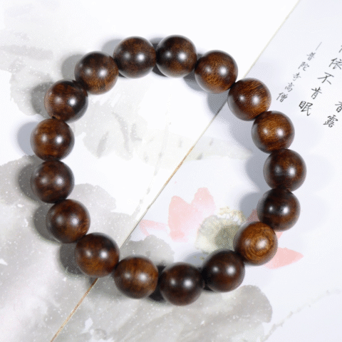 Agarwood Bead Bracelet